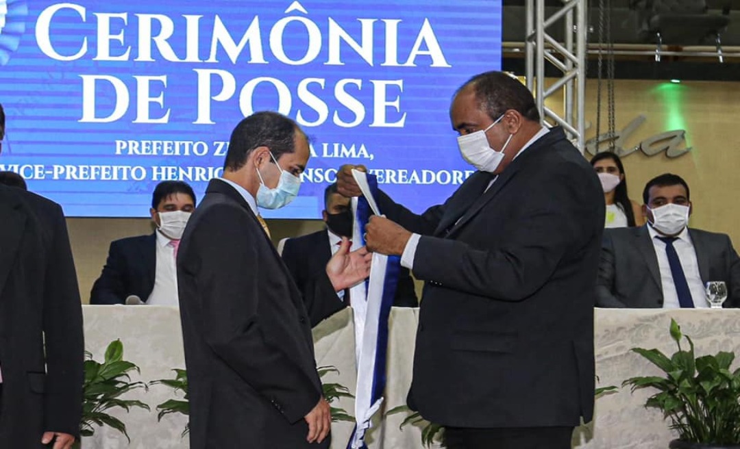 Zequinha Lima e Henrique Afonso são empossados, com a presença de Gladson, Nicolau e Gonzaga